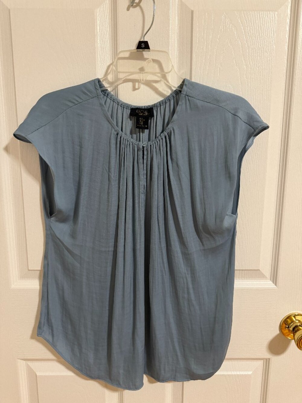 Women's Blue Rachel Roy Sleeveless Top Size M